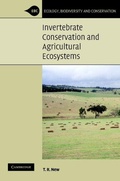 Cover: Invertebrate Conservation and Agricultural Ecosystems - Cambridge University Press