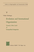 Cover: Evolution and International Organization - Springer