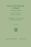 Cover: Hegel and the Philosophy of Religion - Springer