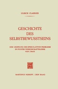 Cover: Geschichte des Selbstbewusstseins - Springer