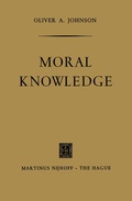 Cover: Moral Knowledge - Springer
