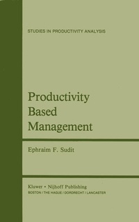 Enlarge image Cover: Productivity Based Management - Springer