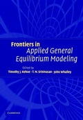 Cover: Frontiers in Applied General Equilibrium Modeling - Cambridge University Press