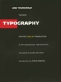 Cover: The New Typography - University of California Press