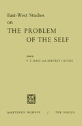 Cover: East-West Studies on the Problem of the Self - Springer