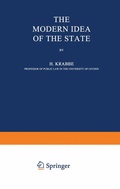 Cover: The Modern Idea of the State - Springer