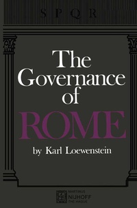 Enlarge image Cover: The Governance of ROME - Springer