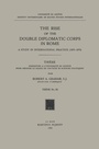 Cover: The Rise of the Double Diplomatic Corps in Rome - Springer
