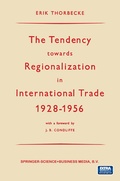 Cover: The Tendency towards Regionalization in International Trade 1928-1956 - Springer