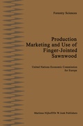 Cover: Production, Marketing and Use of Finger-Jointed Sawnwood - Springer