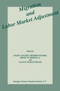 Cover: Migration and Labour Market Adjustment - Kluwer Academic Publishers