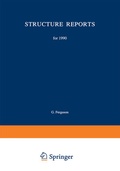Cover: Structure Reports for 1990 - Springer