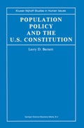 Cover: Population Policy and the U.S. Constitution - Springer