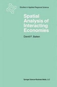 Enlarge image Cover: Spatial Analysis of Interaction Economics - Kluwer Academic Publishers