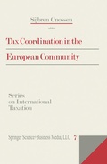 Cover: Tax Coordination in the European Community - Springer