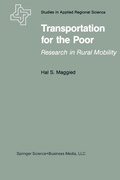 Cover: Transportation for the Poor - Springer