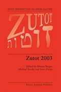 Cover: Zutot 2003 - Springer