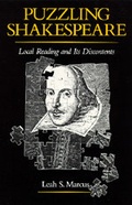 Cover: Puzzling Shakespeare - University of California Press