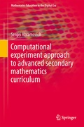 Abbildung von: Computational Experiment Approach to Advanced Secondary Mathematics Curriculum - Springer