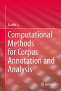 Cover: Computational Methods for Corpus Annotation and Analysis - Springer