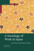 Cover: A Sociology of Work in Japan - Cambridge University Press