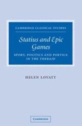 Cover: Statius and Epic Games - Cambridge University Press