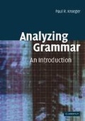 Cover: Analyzing Grammar - Cambridge University Press