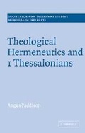 Cover: Theological Hermeneutics and 1 Thessalonians - Cambridge University Press