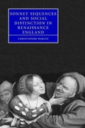 Cover: Sonnet Sequences and Social Distinction in Renaissance England - Cambridge University Press