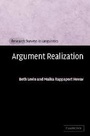 Cover: Argument Realization - Cambridge University Press