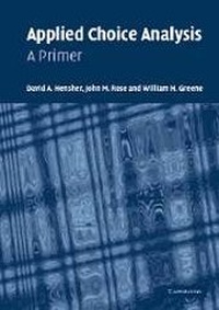 Enlarge image Cover: Applied Choice Analysis - Cambridge University Press