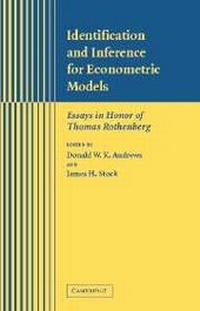 Enlarge image Cover: Identification and Inference for Econometric Models - Cambridge University Press