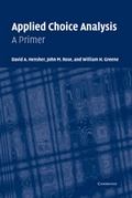 Cover: Applied Choice Analysis - Cambridge University Press