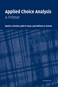 Enlarge image Cover: Applied Choice Analysis - Cambridge University Press