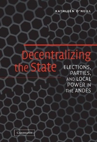 Enlarge image Cover: Decentralizing the State - Cambridge University Press
