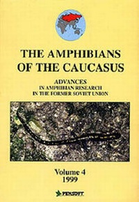 Abbildung von: Amphibians of the Caucasus: Advances in Amphibian Research in the Former Soviet Union: Vol 4 - Pensoft Publishers