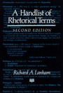 Cover: A Handlist of Rhetorical Terms - University of California Press
