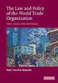 Cover: The Law and Policy of the World Trade Organization - Cambridge University Press