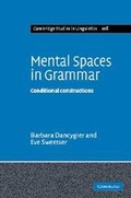 Cover: Mental Spaces in Grammar - Cambridge University Press