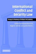 Cover: International Conflict and Security Law - Cambridge University Press