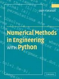 Enlarge image Cover: Numerical Methods in Engineering with Python - Cambridge University Press