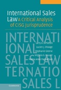 Cover: International Sales Law - Cambridge University Press