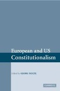 Cover: European and US Constitutionalism - Cambridge University Press
