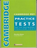 Cover: Cambridge PET Practice Test, Teacher's Book - CENGAGE