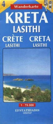 Abbildung von: Crete/Lasithi Road Map with Footpaths - Efstathiadis Group