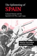 Cover: The Splintering of Spain - Cambridge University Press