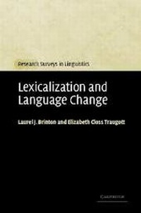 Abbildung von: Lexicalization and Language Change - Cambridge University Press