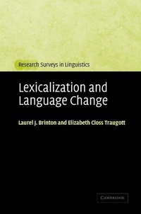 Abbildung von: Lexicalization and Language Change - Cambridge University Press