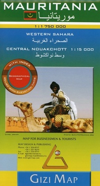 Abbildung von: Mauritania geographical map - GiziMap