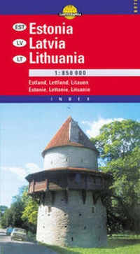 Abbildung von: Estonia, Latvia and Lithuania - Cartographia Kft